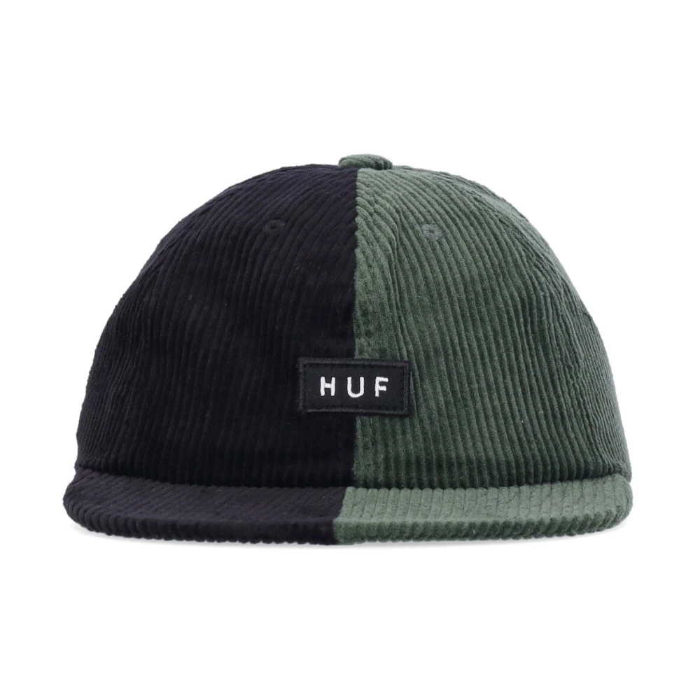 HUF Bosgroene Fluwelen Platte Klep Pet Multicolor Heren