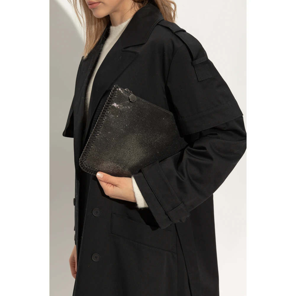 Stella Mccartney Vegan lederen clutch Black Dames