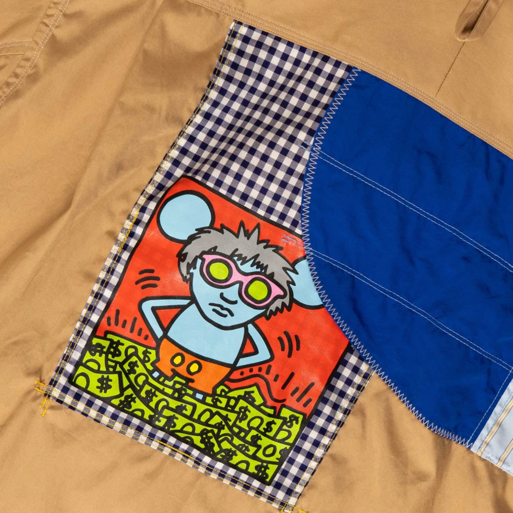 Junya Watanabe Korte mouwen shirt Verhoog Garderobe Brown Heren