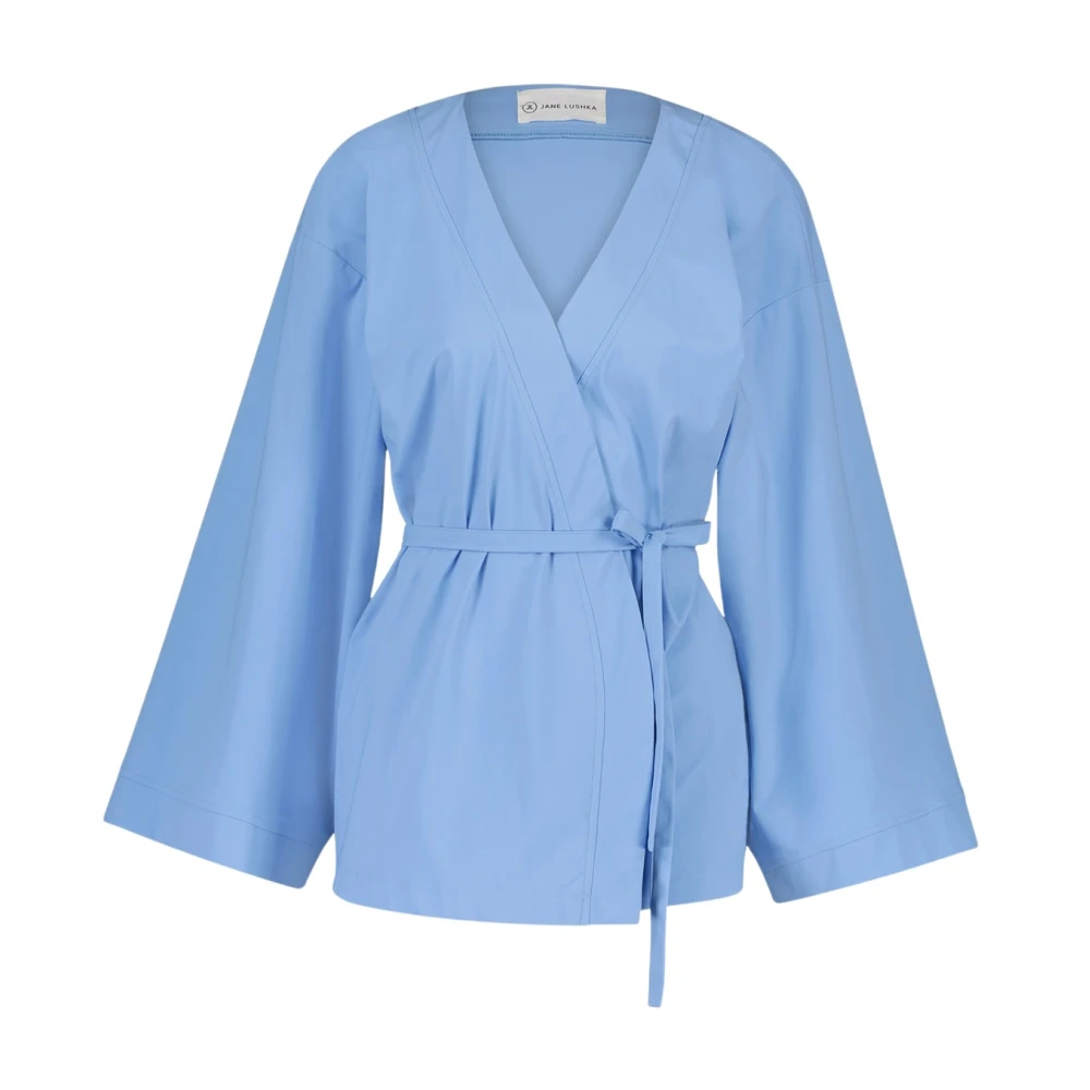 Jane Lushka Alvera Kimono Blazer | Ljusblå Blue, Dam