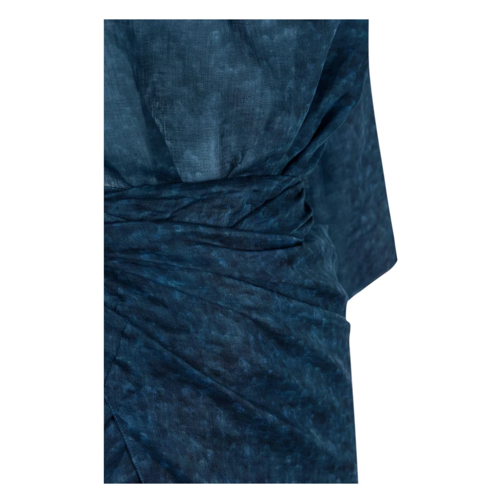 Cortana Wikkeldress Tokyo Print Blue Dames