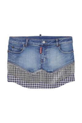 jupe-en-jean-a-franges-et-strass