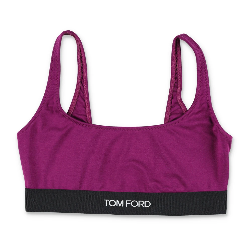 Tom Ford Paarse Modal Bandeau Ondergoed Purple Dames