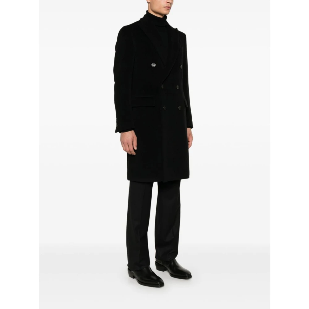 Lardini Zwarte Jassen voor Mannen Black Heren