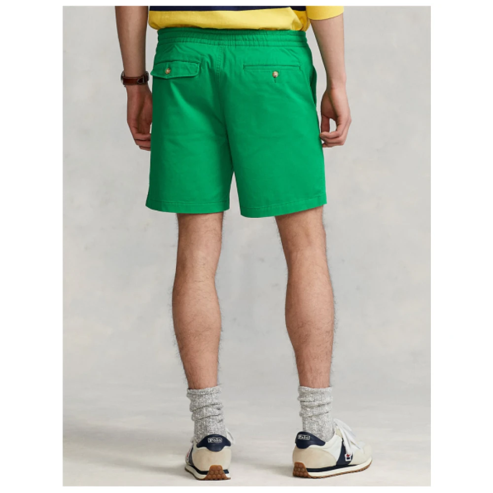 Polo Ralph Lauren Elastische taille Prepster shorts in Cruise groen Green Heren