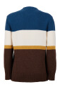 pull-col-rond-marron-a-rayures-multicolores-pour-femmes