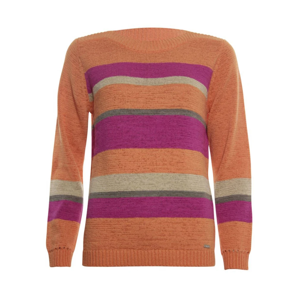 Roberto sarto Boothals Pullover Sweater Multicolor Dames