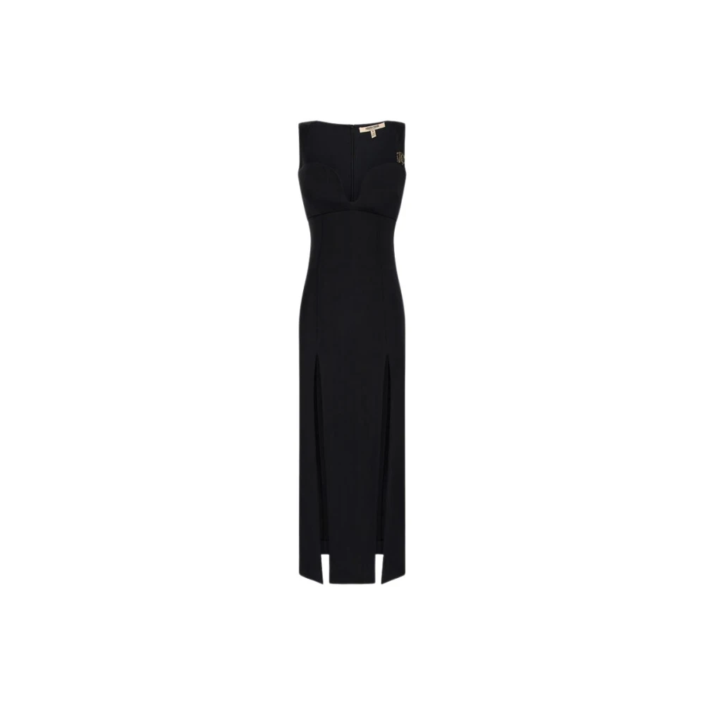 Roberto Cavalli , Midi Dresses, Female, Black, L, Midi Dress With Slits