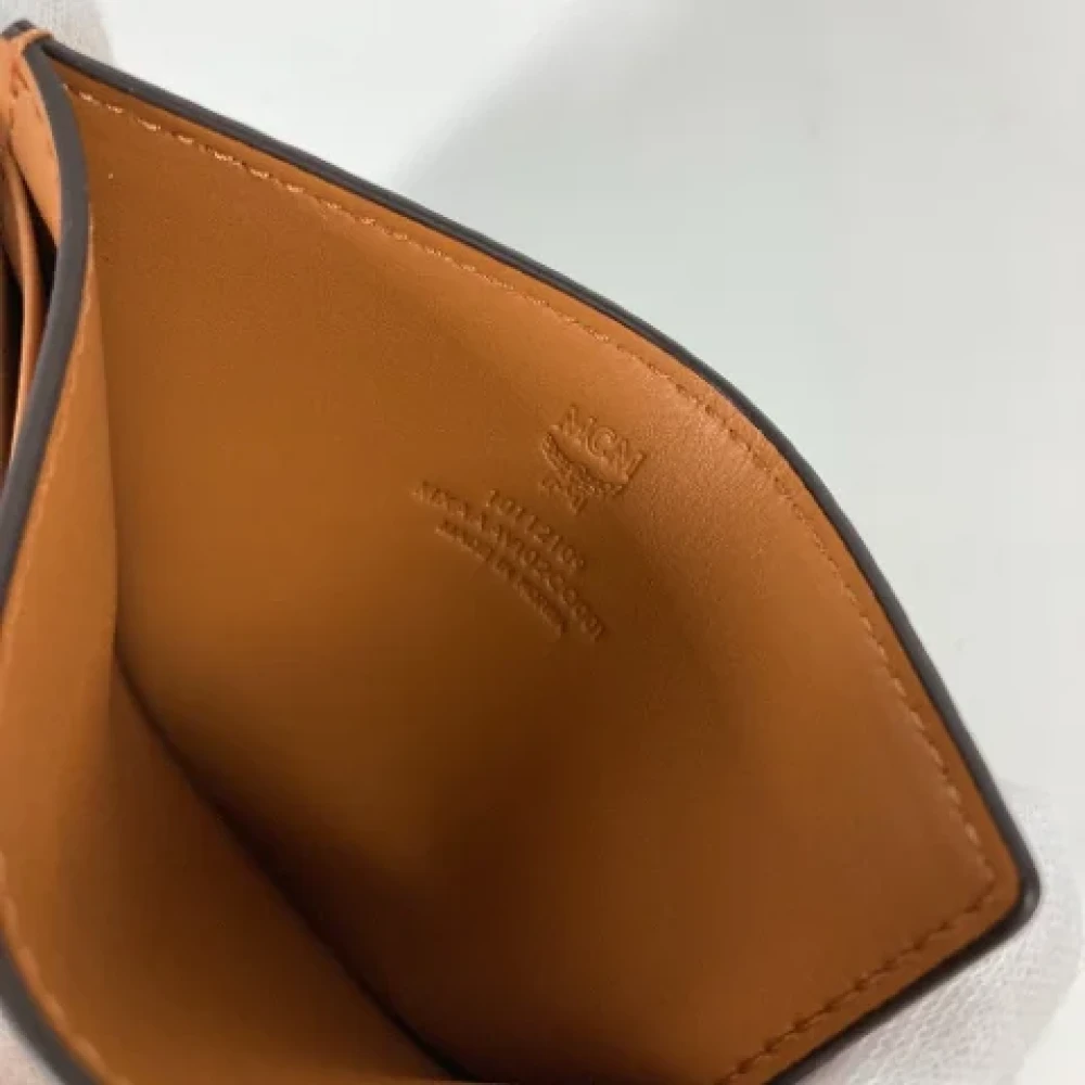 MCM Pre-owned Leather home-office Brown Dames