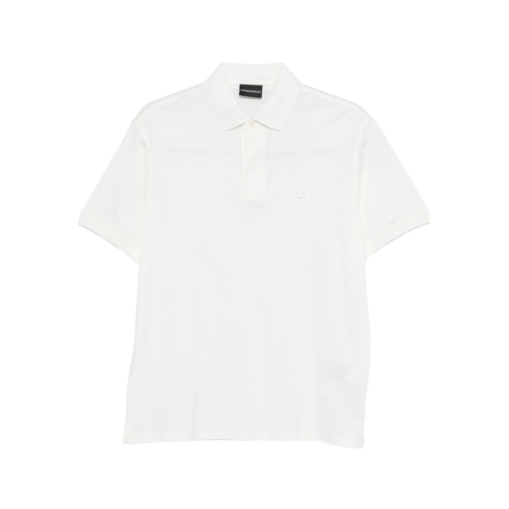 Emporio Armani Men's White Polo Shirt