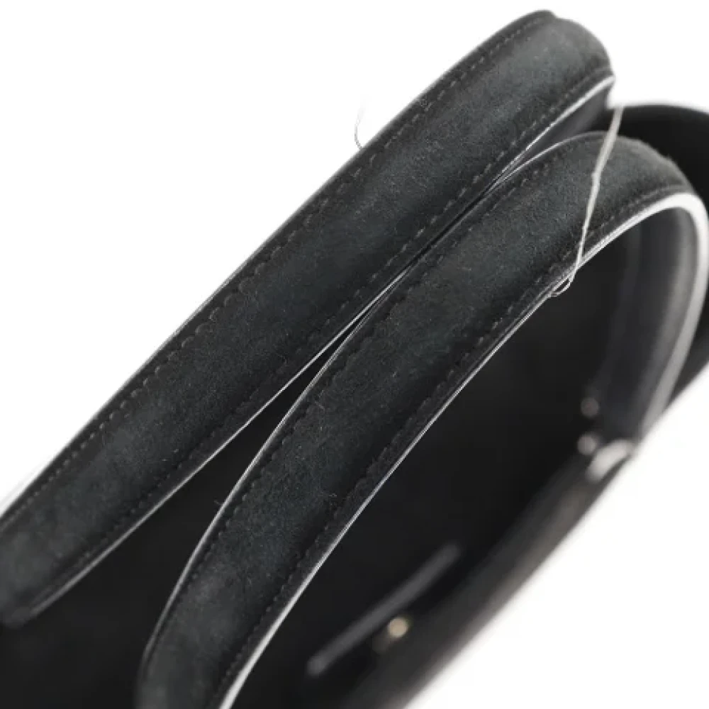 Salvatore Ferragamo Pre-owned Suede shoulder-bags Black Dames
