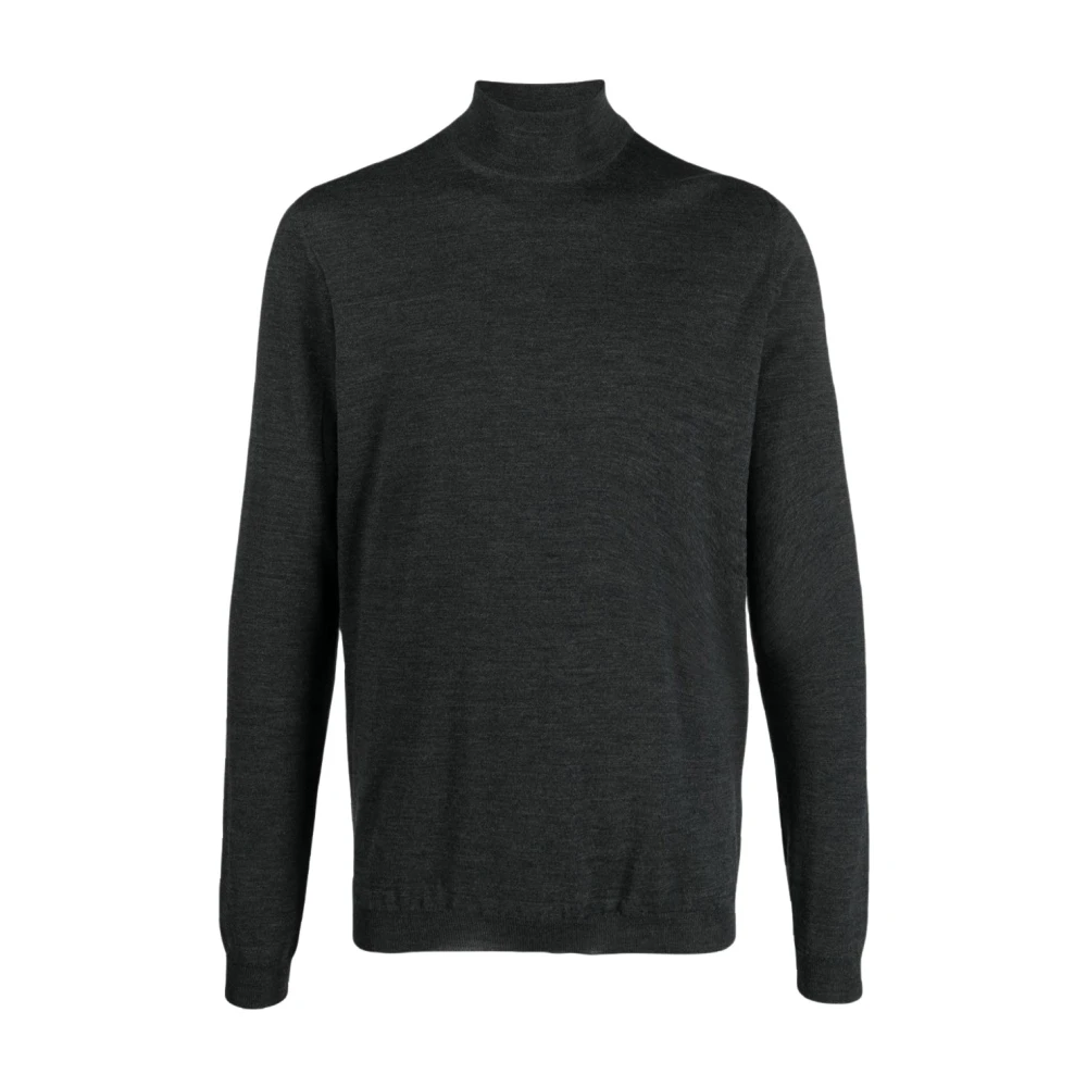 Goes Botanical Wollen Turtleneck Gebreid Gray Heren