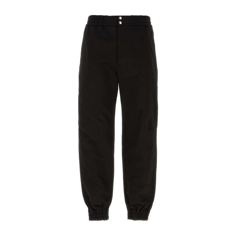 Alexander Mcqueen Men's Black Sweatpants, L, Denim Pant