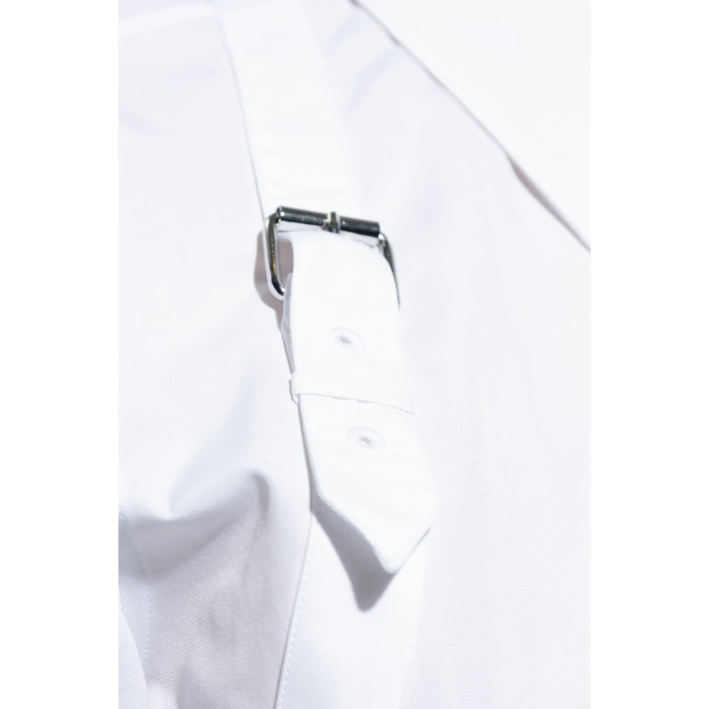 alexander mcqueen Katoenen overhemd White Heren