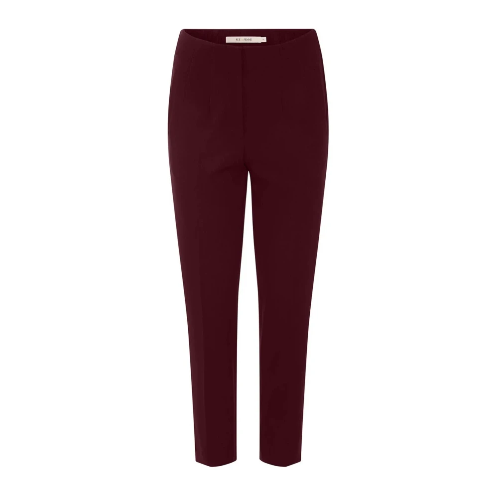 RUE de Femme Elegante frambozenwijn broek Red Dames