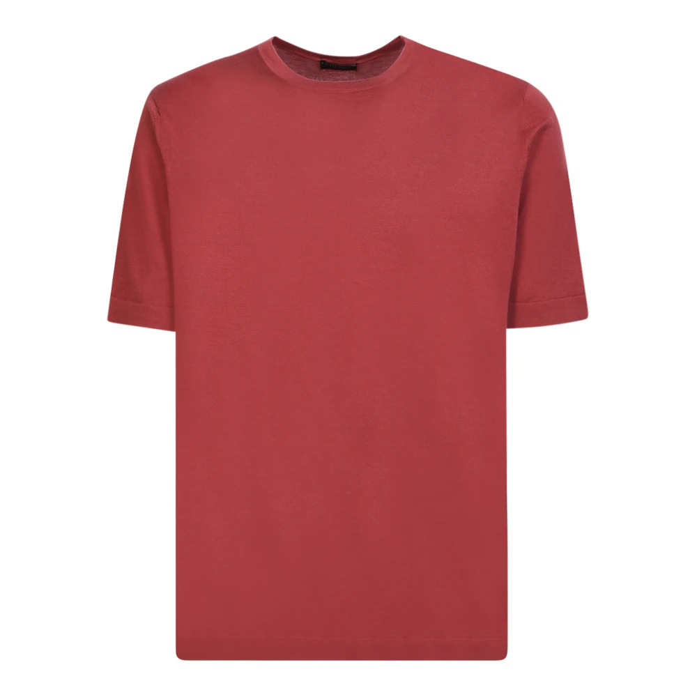 Dell'oglio T-Shirts Brown Heren