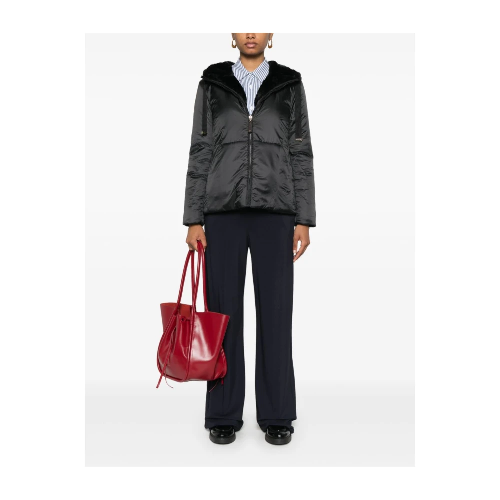 Max Mara Zwarte Cube Jassen voor Vrouwen Black Dames