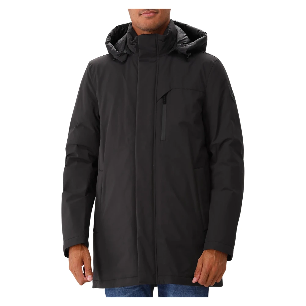 Woolrich Svart Mountain Down Parka Black, Herr