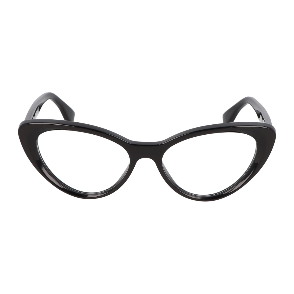 Fendi Kattenogen Bril van Acetaat Black Unisex