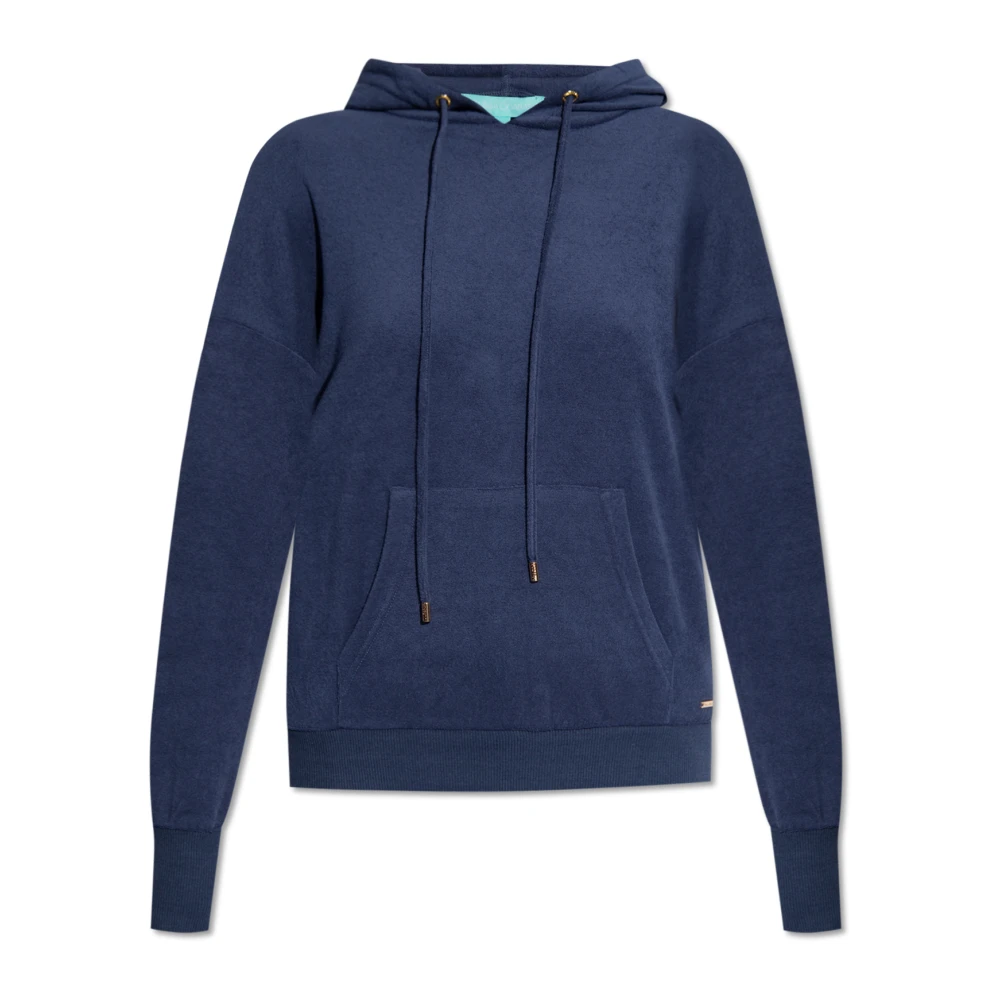 Melissa Odabash Nora hoodie Blue Dames