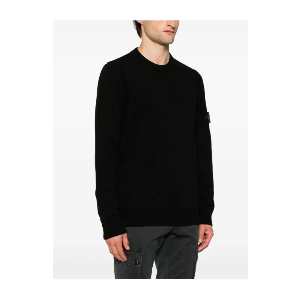Stone Island Stijlvolle Pullover Sweater Black Heren