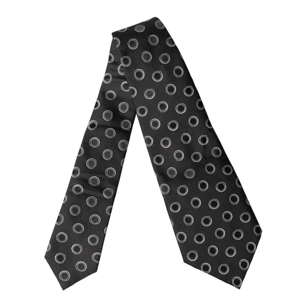 Dolce & Gabbana Polka Dot Jacquard Tie - Male - Ties - Multicolor - One Size - Accessories
