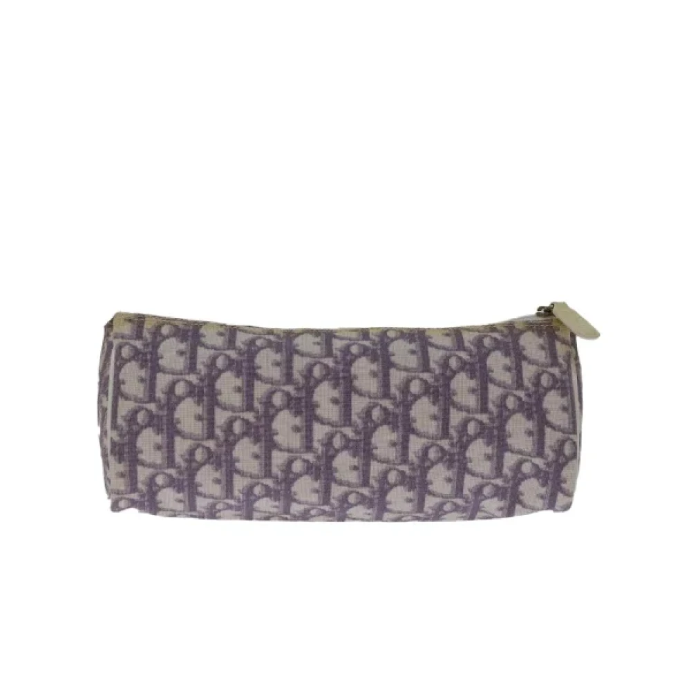 Dior Vintage Pre-owned Canvas dior-bags Purple Dames