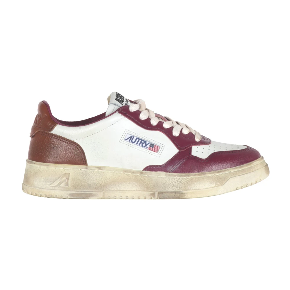 Autry Vintage Style Sneakers Avlw Sv40 Dames Schoenen Bruin