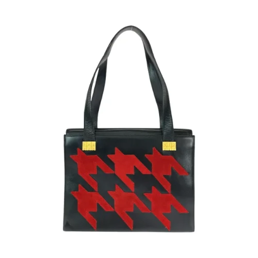 Celine Vintage Pre-owned Leather totes Black Dames
