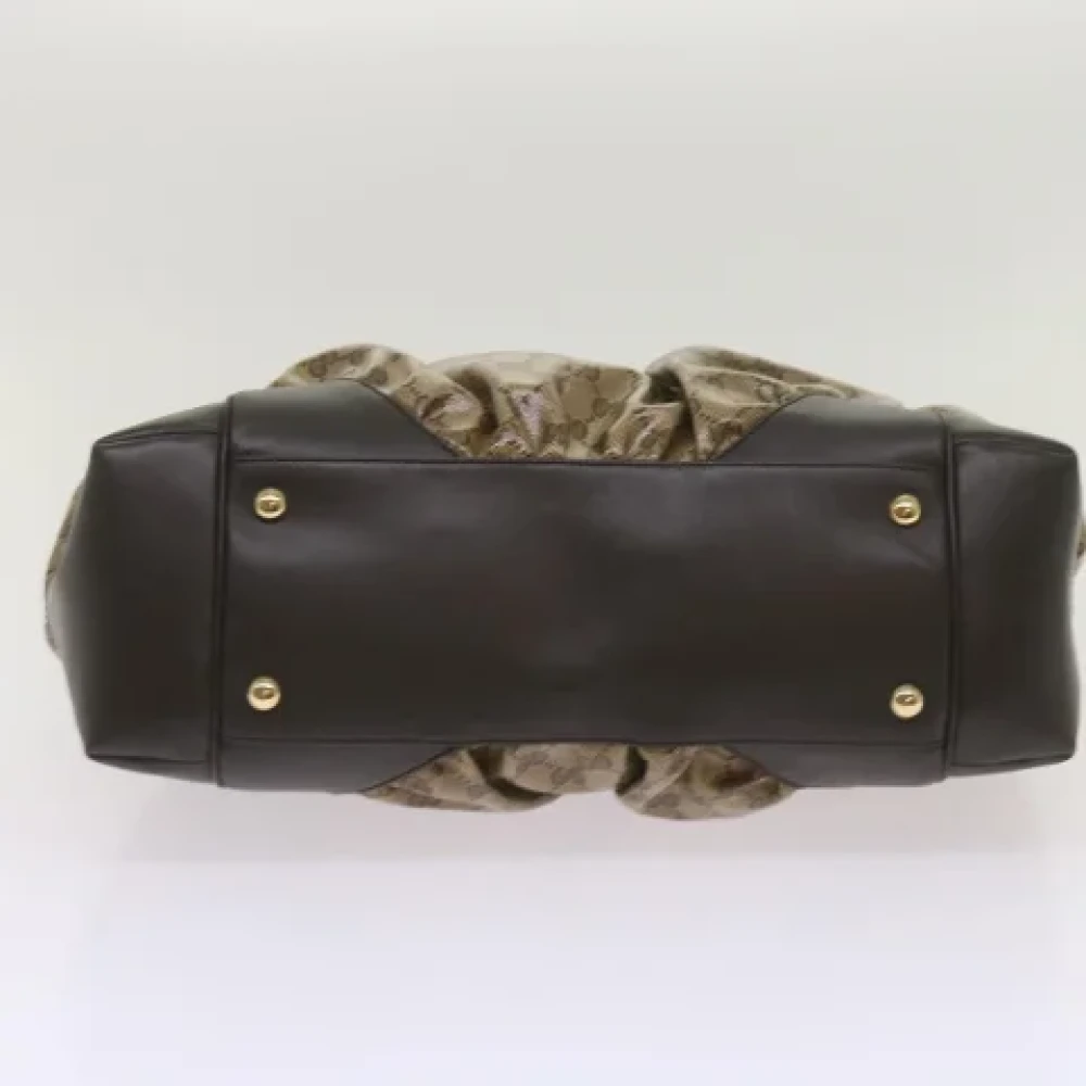 Gucci Vintage Pre-owned Canvas totes Beige Dames