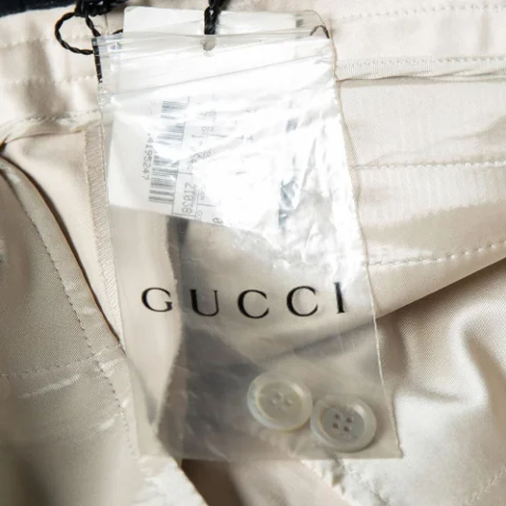 Gucci Vintage Pre-owned Cotton tops Beige Dames
