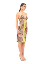 robe-midi-beige-a-imprime-animalier