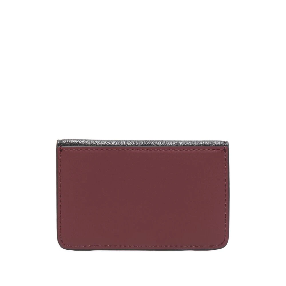 Anya Hindmarch Ogen Motief Leren Portemonnee Black Dames