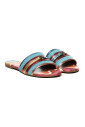 regnbue-print-rode-sandaler