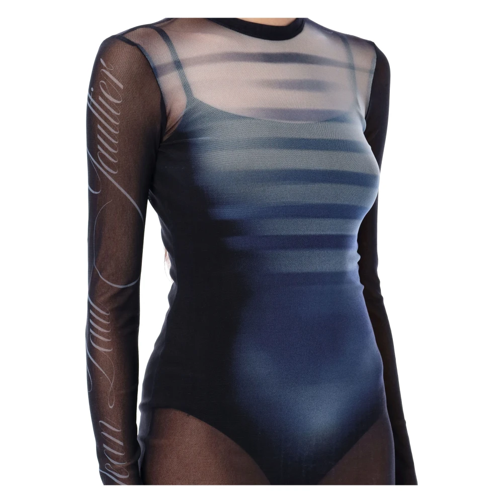 Jean Paul Gaultier Navy Korte Jurk The Heren Blue Dames