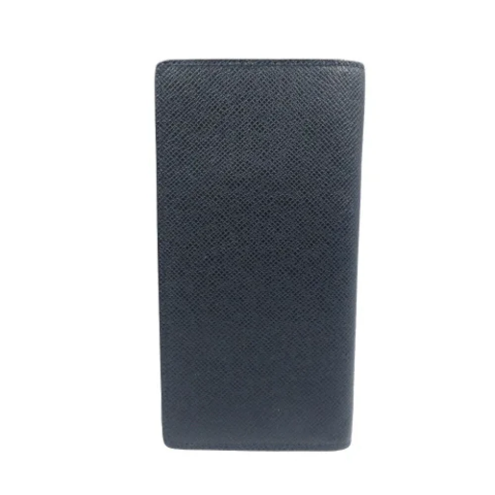 Louis Vuitton Vintage Pre-owned Leather wallets Blue Heren