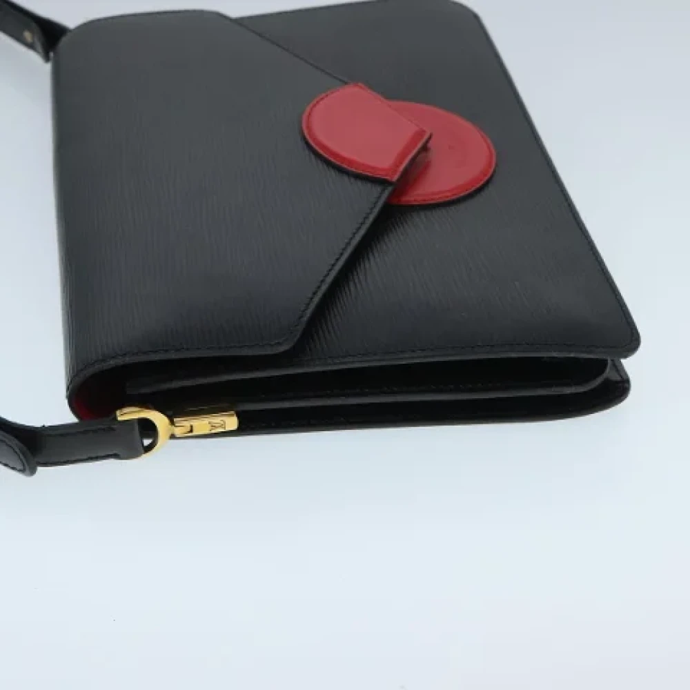 Louis Vuitton Vintage Pre-owned Leather shoulder-bags Black Dames