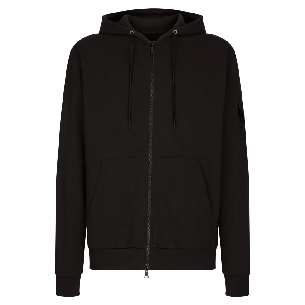 Add Sweatshirt VAN Katoen Black Heren