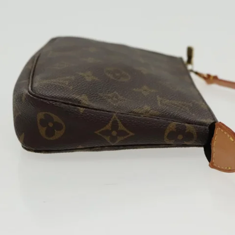 Louis Vuitton Vintage Pre-owned Canvas clutches Brown Dames