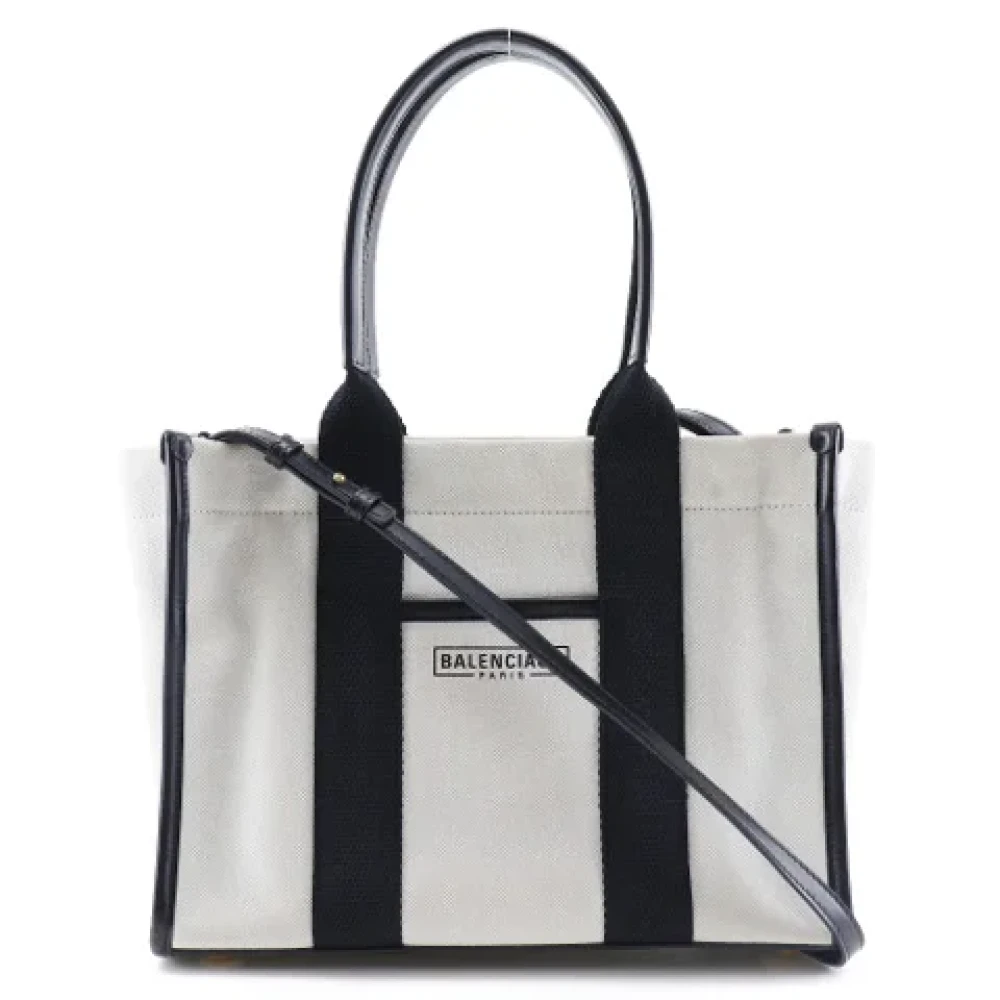 Balenciaga Vintage Pre-owned Canvas totes White Dames