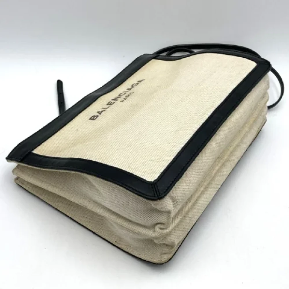 Balenciaga Vintage Pre-owned Canvas balenciaga-bags Beige Unisex