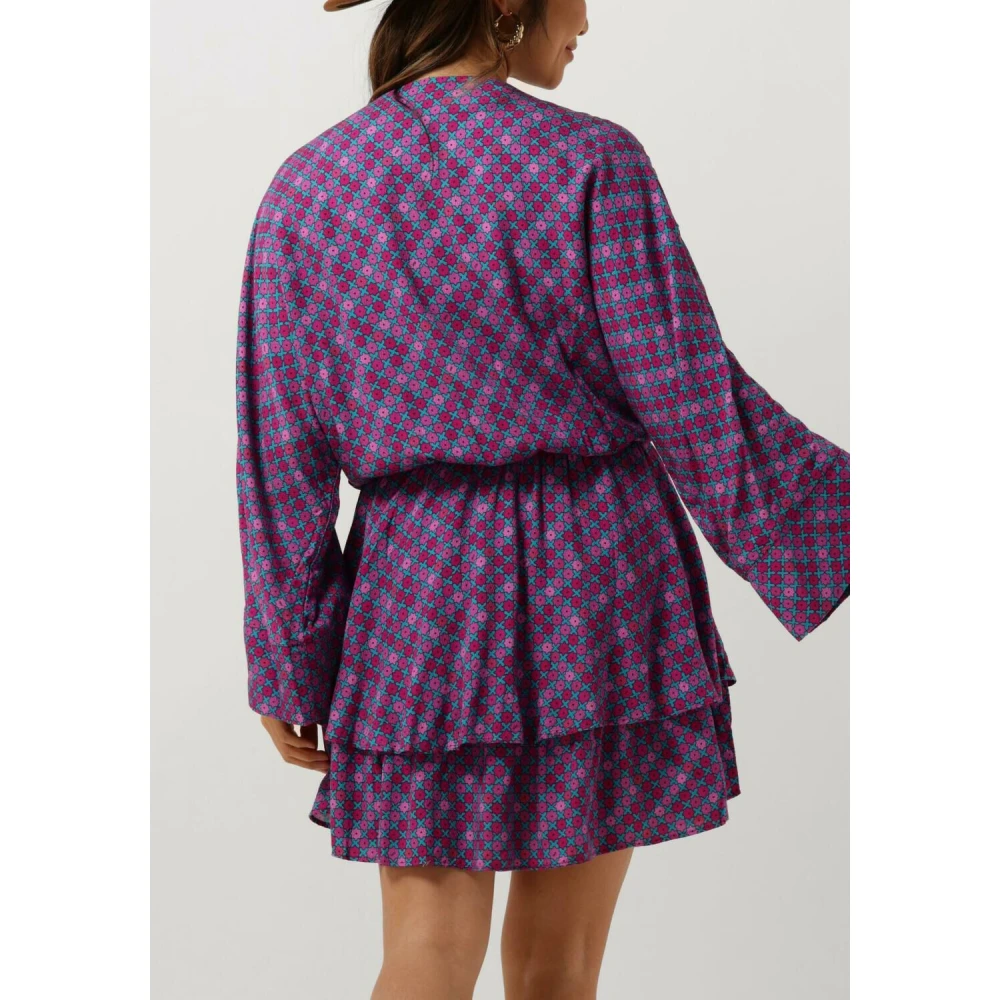 Harper & Yve Navy Blue Mini Dress Freddy-dr Purple Dames