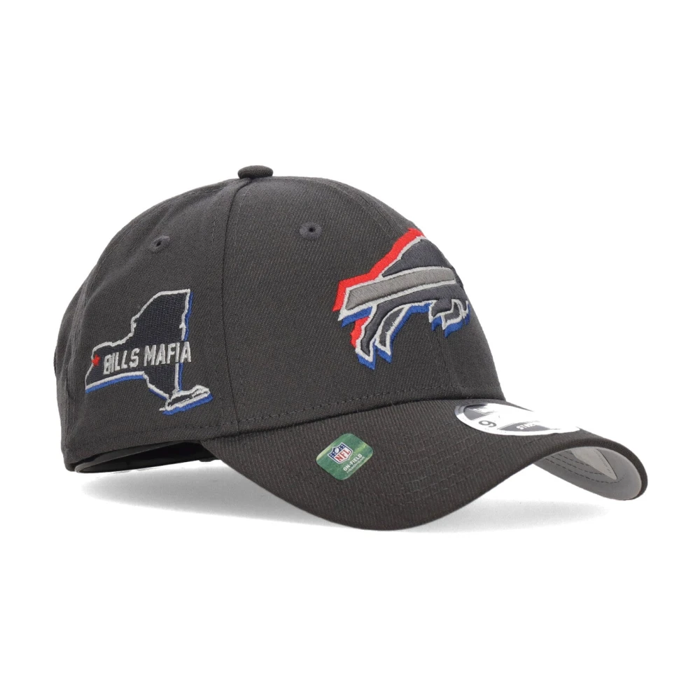 new era Curvy Visor Hat NFL Draft Buffalo Bills Gray Heren