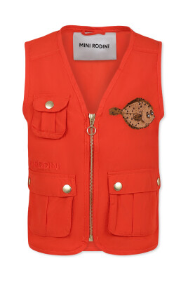orange-waterproof-v-neck-vest