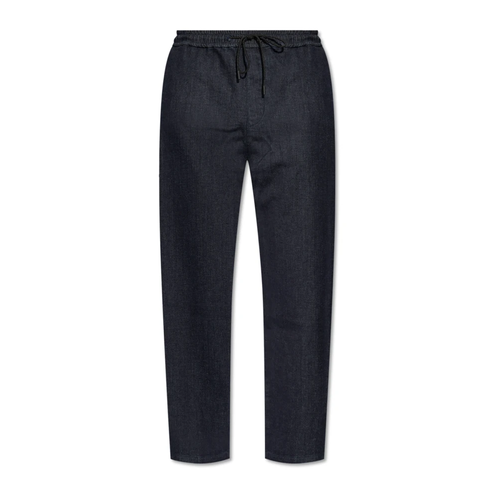 Rag & Bone Broek met logo Blue Heren