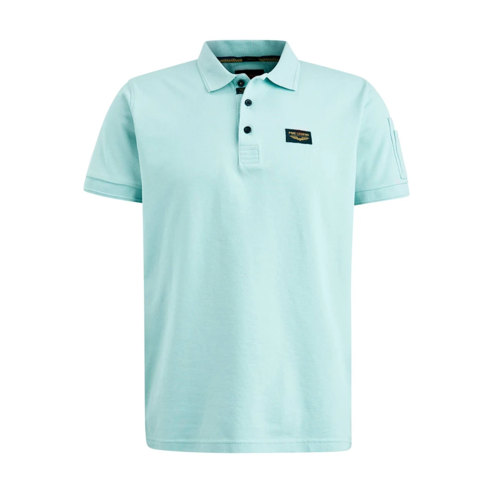 PME LEGEND Heren Polo's & T-shirts Short Sleeve Polo Trackway Blauw