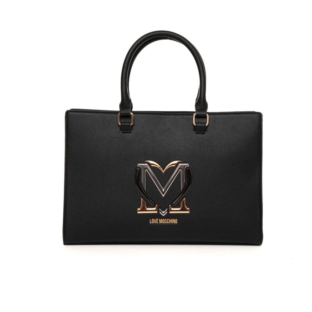 Love Moschino Stijlvolle Handtas met Afneembare Schouderband Black Dames