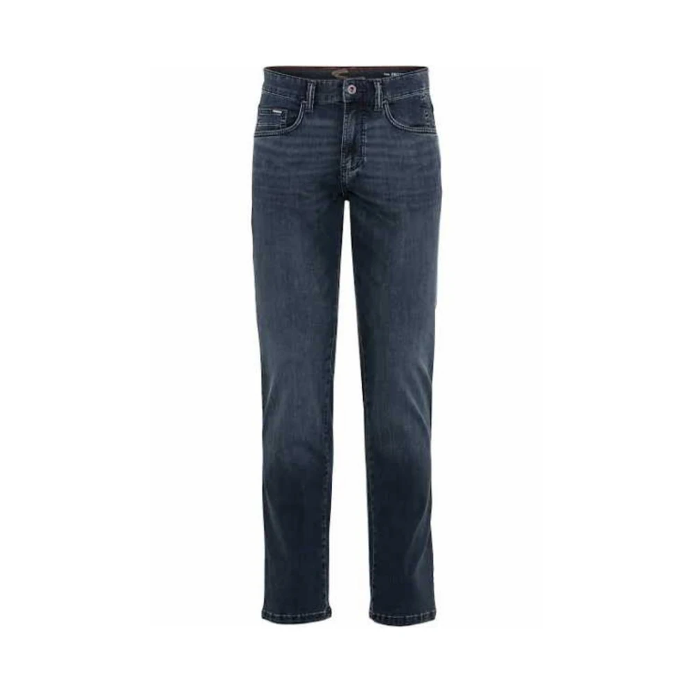 Camel active Straight Leg Jeans 5-Pocket Houston Blue Heren