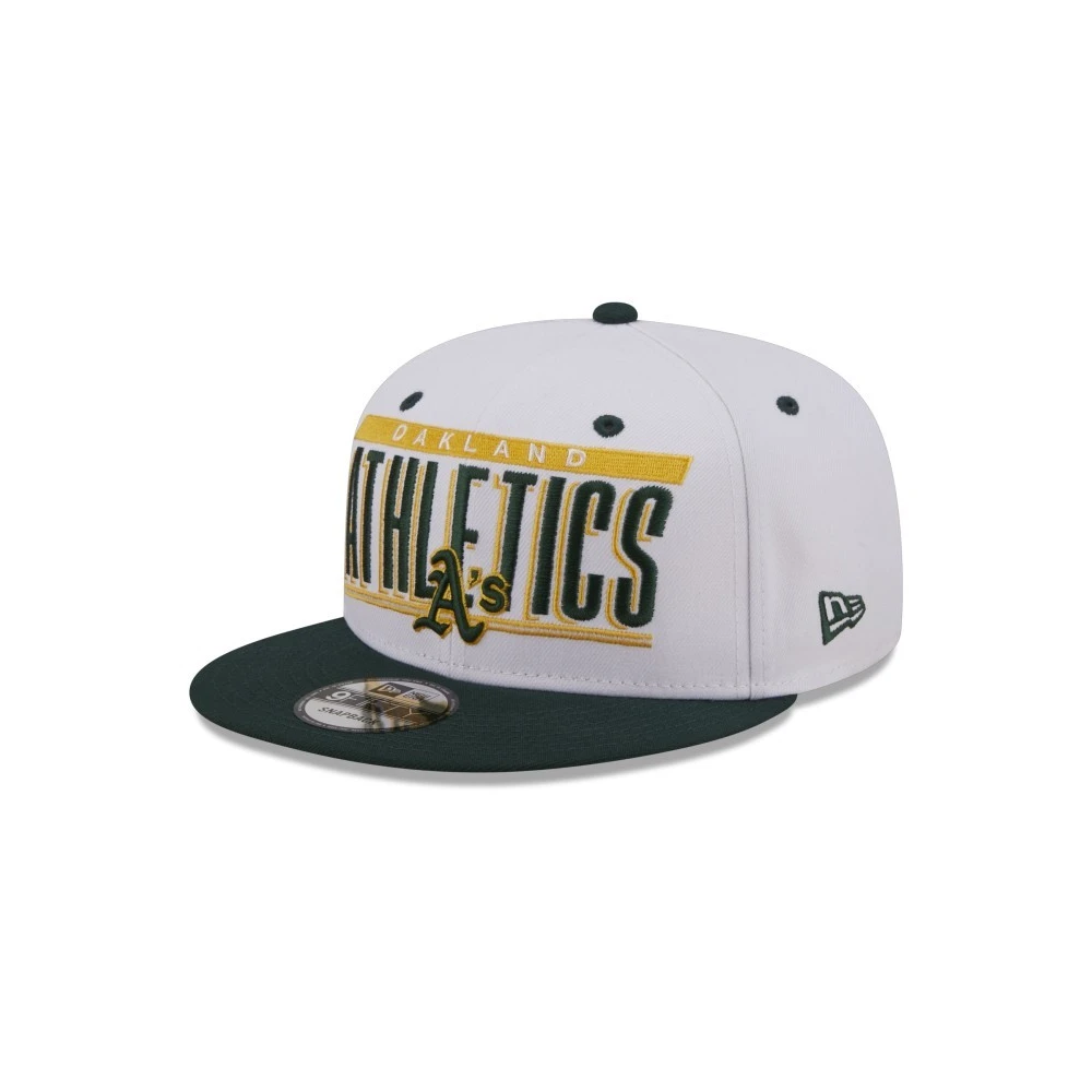 new era Witte Athletics Retro Title Pet White Heren