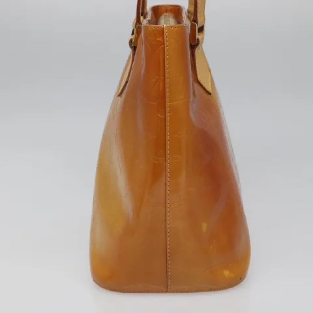 Louis Vuitton Vintage Pre-owned Leather handbags Beige Dames